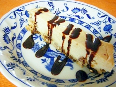 チョコシロップ豆腐オレンジケーキ